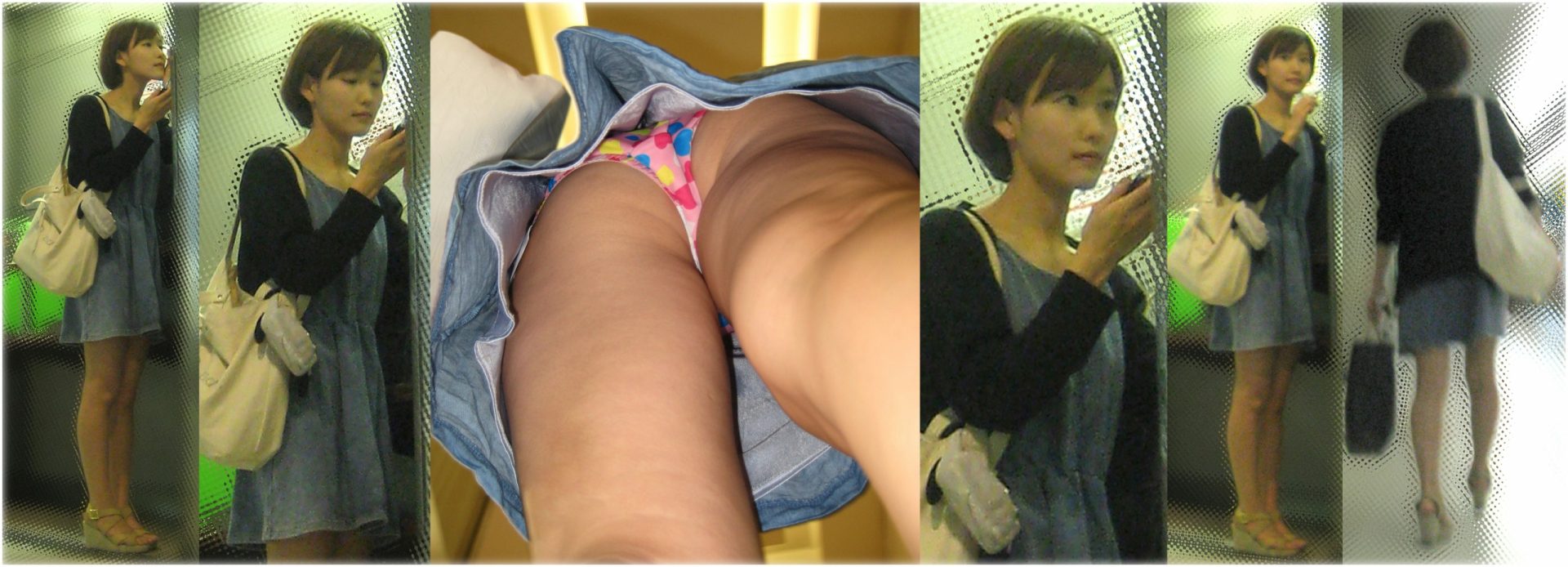 女子大生のパンチラ祭り♪JD逆さ撮り画像集