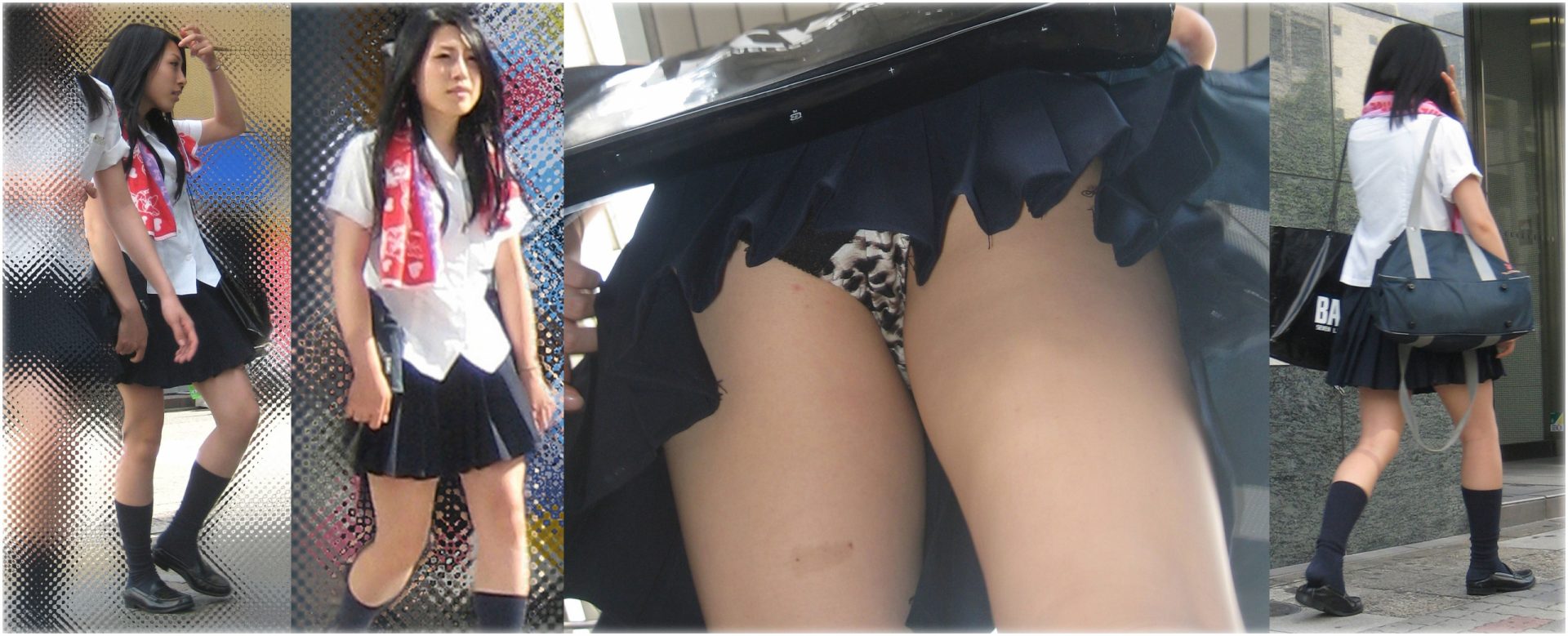 【パンチラ画像】パンチラオムニバス!ギャル、JD、JK、公園座りなど盗撮画像集